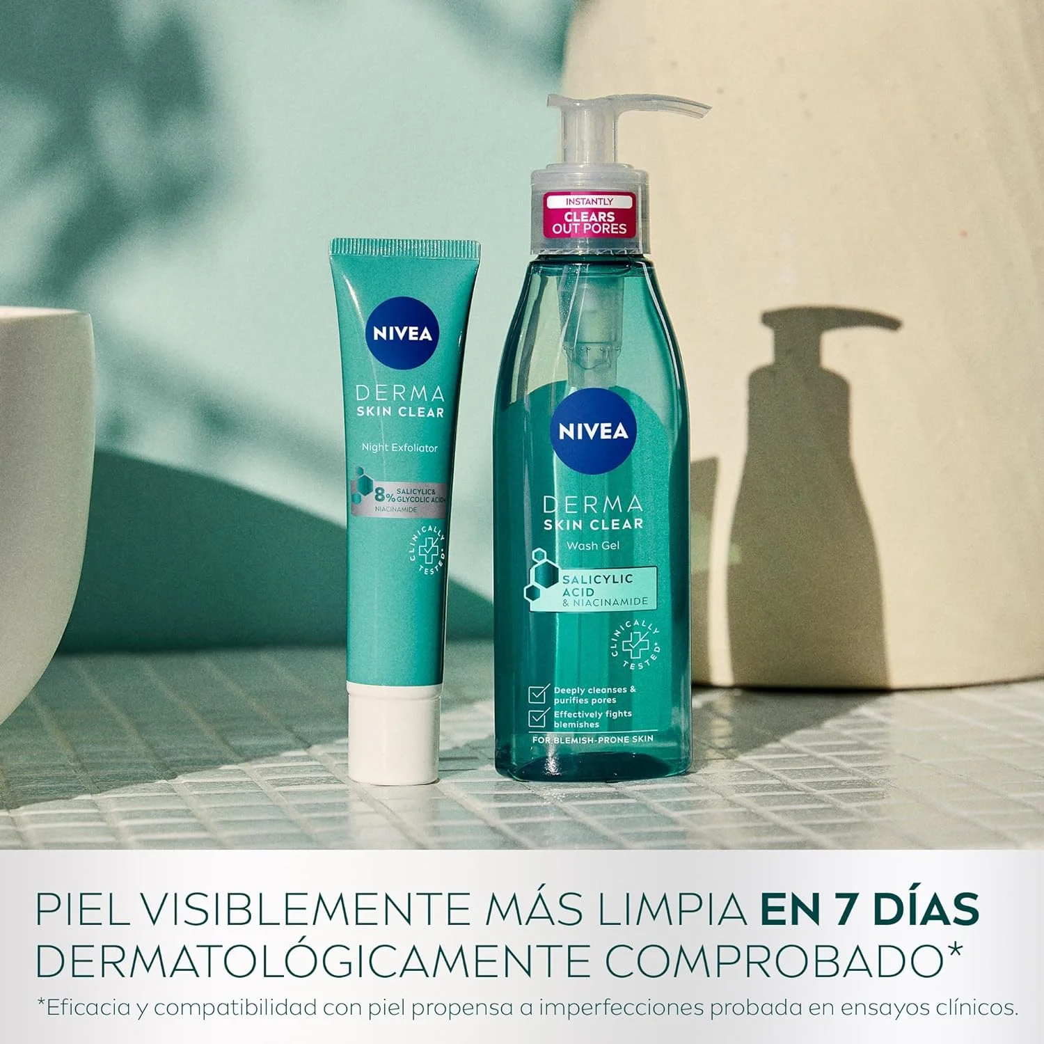 Exfoliante nivea derma Skin Clear Peeling