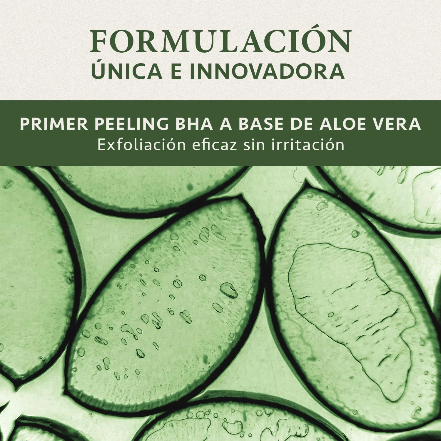 Exfoliante Satin Naturel, con ácido hialurónico y aloevera